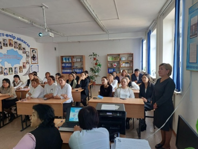 «Кітап оқуды насихаттаудағы сынып жетекшілері мен кітапханашының өзара іс-қимылы» атты бірлескен жұмысы өткізілді