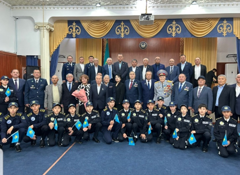 Жамбыл облысы Полиция департаментінде ішкі істер органдары ардагерлерінің күніне арналған салтанатты іс-шара