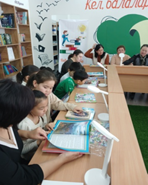 «Мен оқыған бір ертегі» тәрбиелік-танымдық сабақ өткізілді